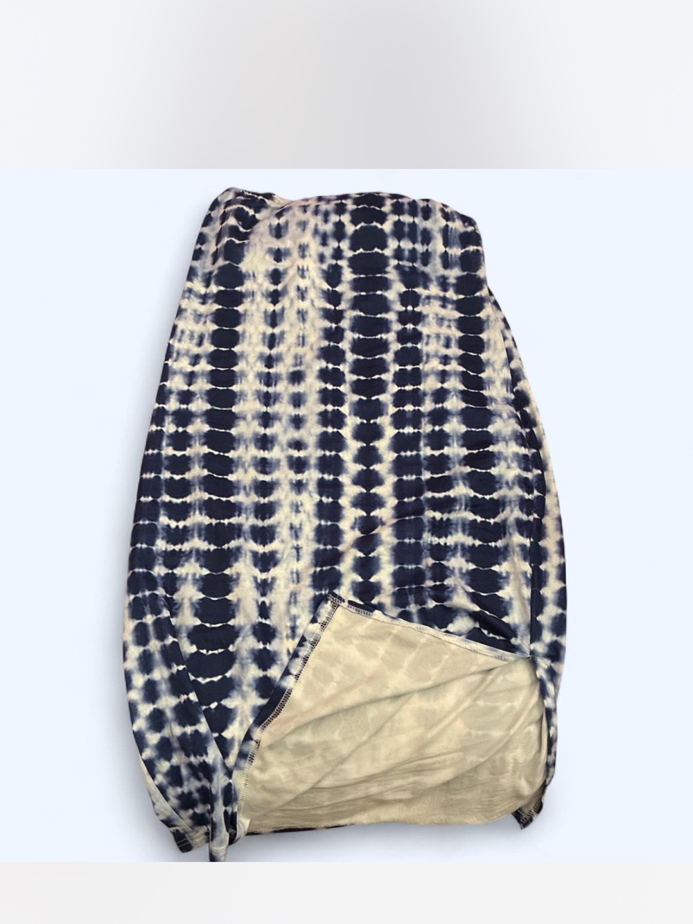 Tie-Dye Navy Tube Mini Dress